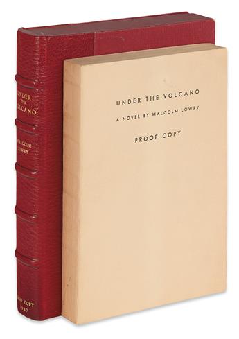 LOWRY, MALCOLM. Under the Volcano.